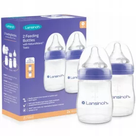   Lansinoh Duo Pack bočica za hranjenje 2x160ml + 2x duda Slow Flow