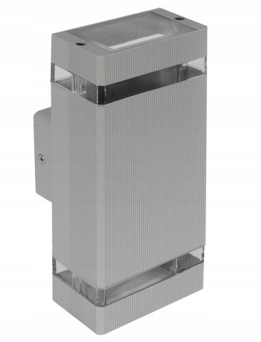 SuperLED Fasadna Vanjska Zidna Lampa, Siva i Srebrna, GU10 35 W