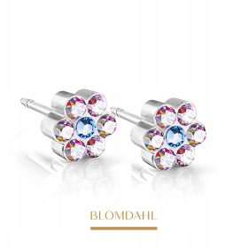 Hipoalergijske cvjetne naušnice za djecu