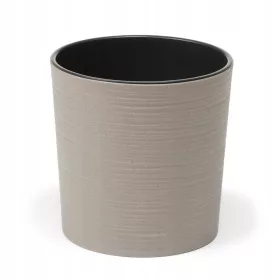    Lamela saksija 30 cm x 30 x 30 cm promjer 30 cm plastične nijanse sive i srebrne