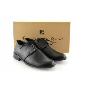   Dječje crne svečane cipele za pričest, glatke, veličina 37