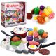 Dječji kuhinjski set s 22 metalna lonca