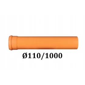 PVC KANALIZACIJSKA CIJEV Ø110 KANALIZACIJA 110/1000