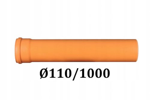 PVC KANALIZACIJSKA CIJEV Ø110 KANALIZACIJA 110/1000