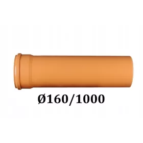 PVC KANALIZACIJSKA CIJEV Ø160 KANALIZACIJA 160/1000