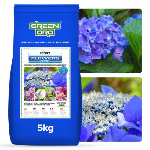 Greg Garden Višenamjensko gnojivo za Hortenzije, Rododendrone, Azaleje 5 kg Greg Garden višenamjensko gnojivo je idealno za Hortenzije, Rododendrone, Azaleje i 