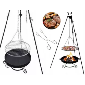 Metalni vrtni kamin - Vrtni kamin 60 cm, dužina 180 cm