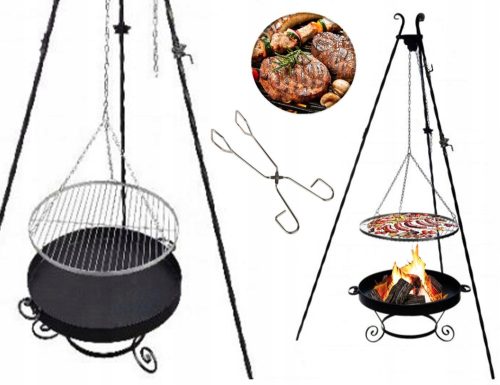 Metalni vrtni kamin - Vrtni kamin 60 cm, dužina 180 cm
