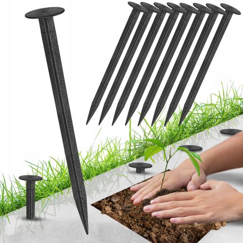 Klinovi/šiljci za sidrenje agrotekstila 100 kom x 250 mm