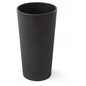  Lamela Lilia Jumper saksija 25x46 cm crna