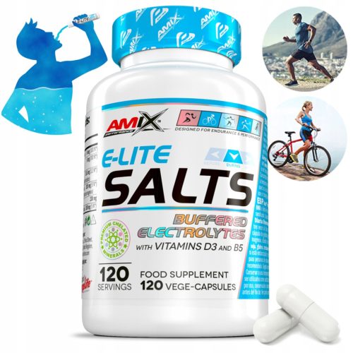Amix E-Lite Salts: Elektroliti u Kapsulama za Sportaše – Maksimalna Učinkovitost!