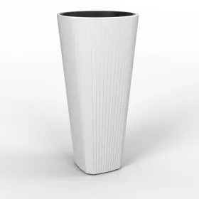    Lamela saksija 81 cm x 39 x 81 cm promjer 39 cm plastična bijela