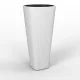  Lamela saksija 81 cm x 39 x 81 cm promjer 39 cm plastična bijela