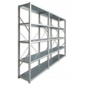   PROFESIONALNI REGAL ZA RADIONICE 195x275x40 cm OCYNKOVAN, 5 POLICA