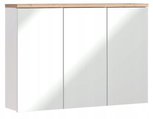 Bali Bijeli ormar s ogledalom 100x69x20 cm - Moderni kupaonski ormarić s elegantnim dizajnom