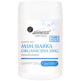   Aliness MSM Organiczna Plus 250g - Suplement za Kožu, Kose i Zglobove