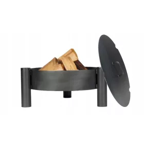  Garden Fire Pit 70cm Grill Fire Pit + poklopac
