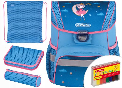 Herlitz 2021 Loop Plus Moon Lady Set sa školskim plastelinom Ekipa Genzie