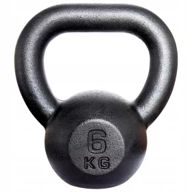  Kettlebelle Kawmet 6 kg crna
