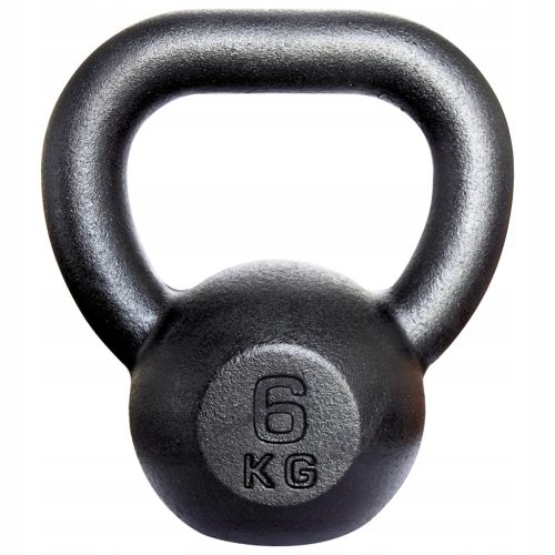  Kettlebelle Kawmet 6 kg crna