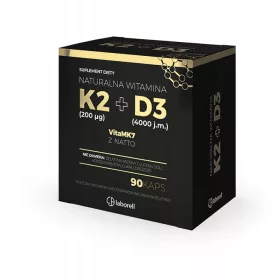   Laborell Vitamin K2 MK-7 200 µg + D3 4000 IU - Dodatak prehrani za zdravlje kostiju i imunitet
