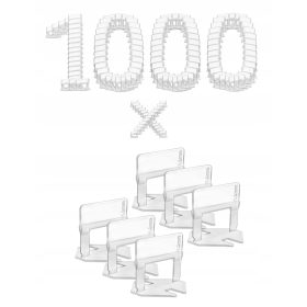 Pro100system stege/kopče za izravnavanje pločica 1000 kom.