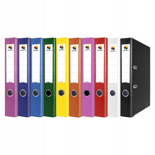 10x Komplet A4 registratora s 50 mm širinom i dodacima u različitim bojama