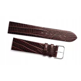 18mm smeđi kožni zmijski remen za sat
