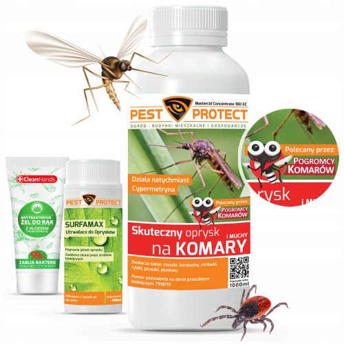 Sredstvo protiv insekata - Pest Protect tekućina protiv komaraca 1000 ml