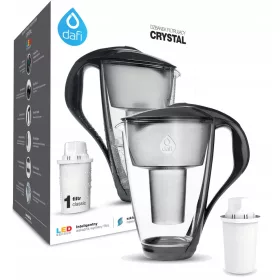 Dafi Kristalni filter vrč s LED svjetlom, 2 l, crni