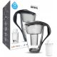 Dafi Kristalni filter vrč s LED svjetlom, 2 l, crni