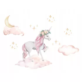 Jednorog Zidna Naljepnica XXL 118x100cm