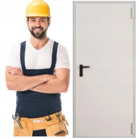 BIJELA PROTUPOŽARNA VRATA HORMANN EI30 80 cm