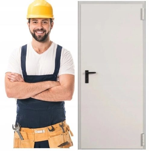 BIJELA PROTUPOŽARNA VRATA HORMANN EI30 80 cm