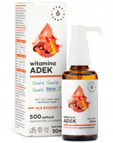 Suplement prehrane Vitamini ADEK - 500 doza, 50 ml, s Quali® certifikatom