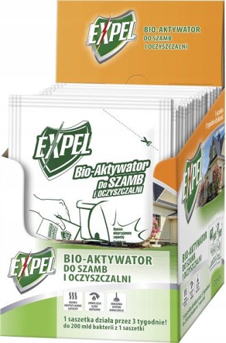 Bakterije Aktivator za septičke jame EXPEL, vrećice 20 x 25 g