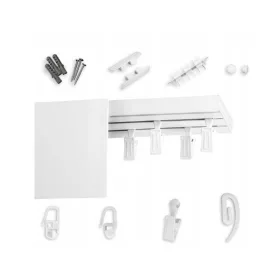   DVOSTRUKA stropna karniša s poklopcem Stropna šina s poklopcem 9 CM 400