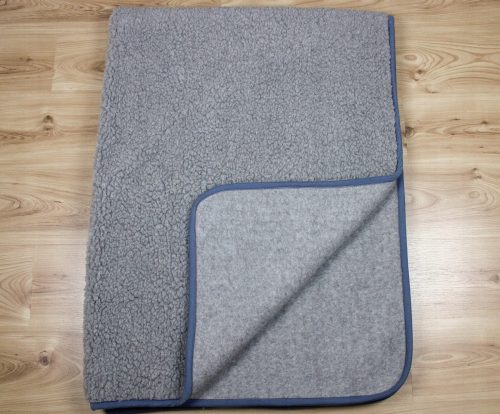 Vuneni pokrivač od ovčje vune 200x220 TAMBLER SILVER