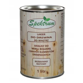  SPEKTRUM bezbojni mat lak za drvo 5l