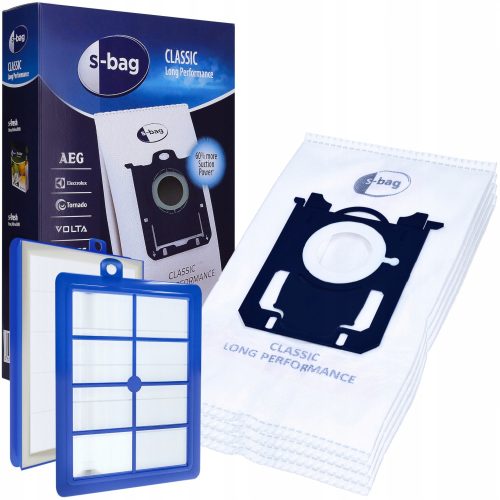 Worki za usisivač S-BAG, Classic Long Performance 4 kom + HEPA FILTER