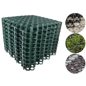   Rešetke, površine za vrt - Plastična rešetka 50 x 50 x 4 cm