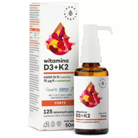   Vitaminski dodatak D3 4000 IU iz lanolina + K2 75 mcg iz slanutka, 125 porcija (50 ml)