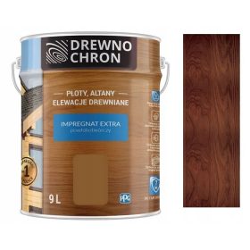 Impregnacija za drvo Drewnochron 364459 Tamni orah 9 l