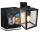 Ogrodna zidna svjetiljka GAIA S Black IP44 E27, crna EDO777370 EDO Garden Line