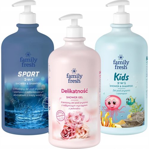 Soraya obiteljski gel za tuširanje Family Fresh 1L Delikatnost