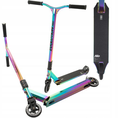 Skuter na dva kotača RAVEN Evolution Pro Neo Chrome 110mm crna višebojna