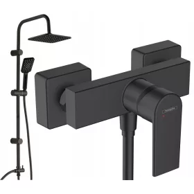 Hansgrohe Vernis Blend crna slavina za tuš