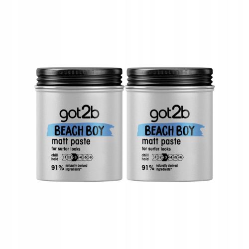 Schwarzkopf got2b matirajuća pasta za kosu Beach Boy 100ml x2