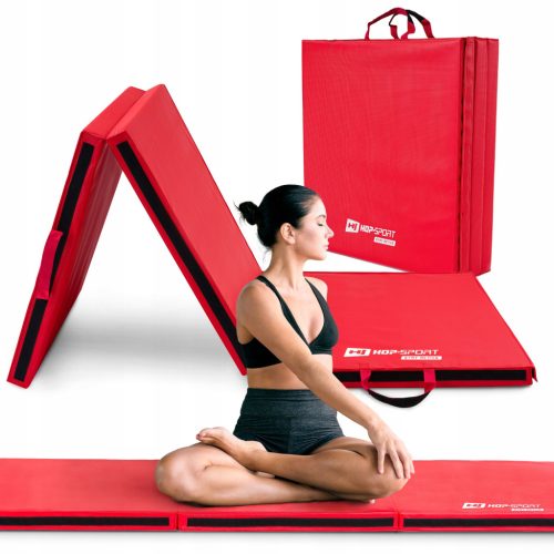 Hop-Sport Profesionalni Gimnastički Madrac Crveni 180 cm x 60 cm