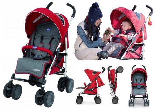 Chicco dječja kolica Multiway Evo Fire, crvena